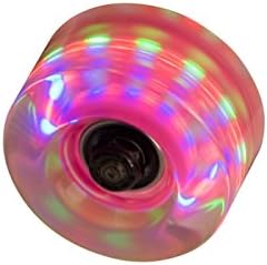Flashing Light Up Roller Skate Wheels - Pack of 4