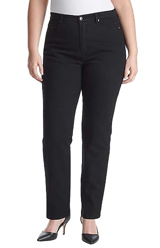 Gloria Vanderbilt Women's Classic Amanda High Rise Tapered Jean for Women - Black 12