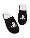 Playstation Pantoufles Mens de Jeu Console Logo Cordon Noir Chaussures 43-44 EU