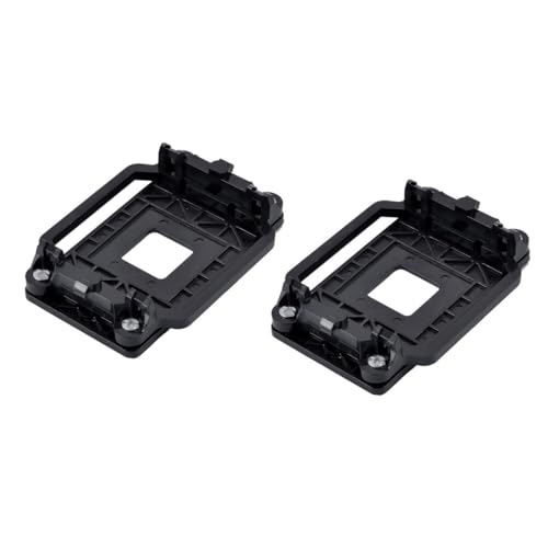 uxcell Soporte plástico para base de disipador de CPU AMD Socket AM2 AM3 AM2+ AM3+ 4 piezas negro miniatura 3