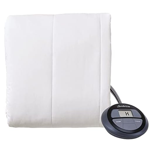 Sunbeam M1 Electric Mattress Pad, King Size, White