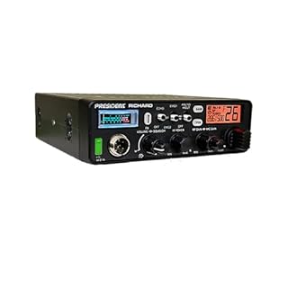 PRESIDENT - Richard 50 WATT PEP AM/FM 10 Meter TRANSCEIVER with Continuous SCANNING, 7 Backlight Colors, Echo, Talk-Back & SWR/PWR Meter