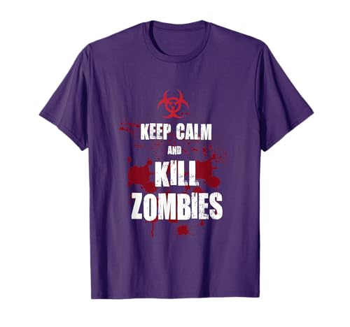 Keep Calm and Kill Zombies for Halloween T-Shirt