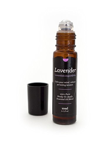 Lavender Roll-On Essential Oil | Pre-Diluted, Ready-To-Apply | Lavandula Angustifolia | 100% Pure And Therapeutic-Quality | Sleep, Relaxation, Tension, Skin, Sunburn, Irritated Skin, Sun Overexposure #TOP17