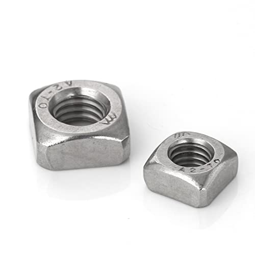 5/16-18 Coarse Thread Grade 2 Heavy Square Nut Low Carbon Steel Plain Finish Pk 300