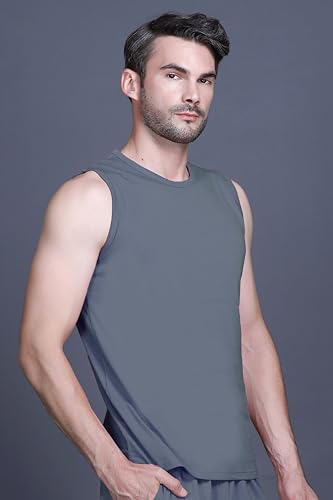 Image of GODFREY Sleeveless Tshirt for Men Cotton