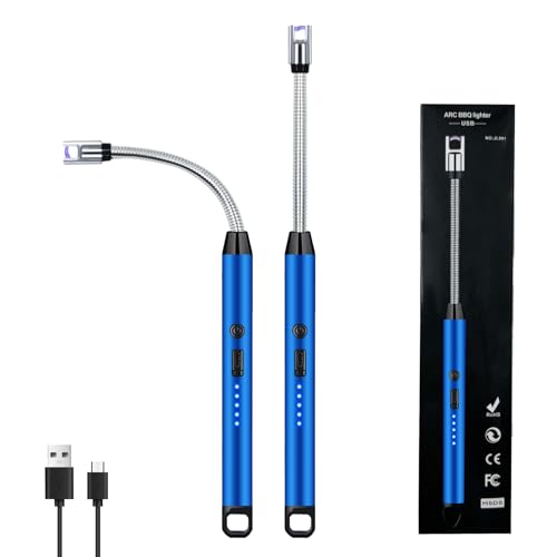2-Pack USB Arc Lighter with 360° Flexible Neck