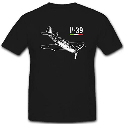 T-shirt de chasse Italie grand confort coupe ample P39 noir