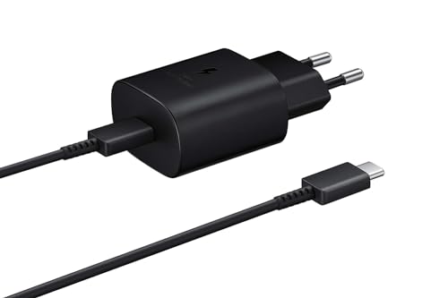 Image of Original Samsung 25W Charger with Type-C Cable - Rapid Power Delivery for Your Devices S /A /M /F Series Black