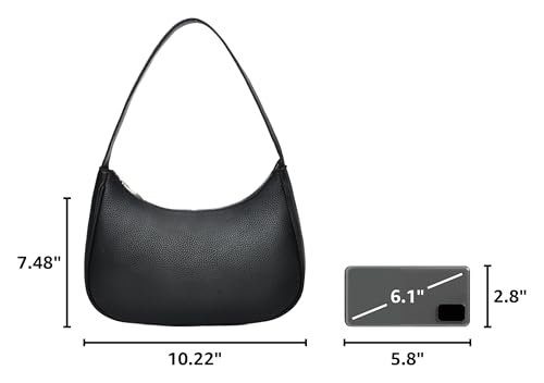 Bolso de hombro pequeño para mujer estilo retro clásico miniatura 3