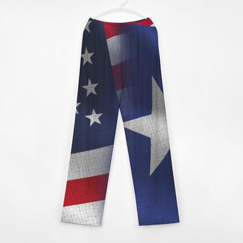 Usa And Puerto Rico FlagsChildren's Casual Pajamas110CM2