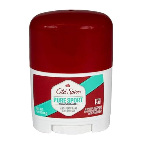 Old Spice High Endurance Antiperspirant Deodorant, Pure Sport, Travel Size 0.5 Ounce