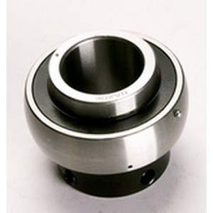 Rexnord 2215U Spherical Roller Bearing Insert, Set Screw Locking, Regreasable, Open, Steel, 2-15/16" Bore, 5.1197" OD, 2.13" Outer Ring Width