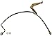 Dorman H621003 Front Passenger Side Brake Hydraulic Hose Compatible with Select Ford Models