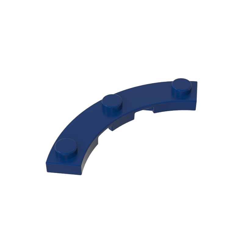 Gobricks 80015 3x3 Curved Panel 50Pieces GDS-90295 Compatible with Lego MOC Building Blocks Color:Dark Blue 140
