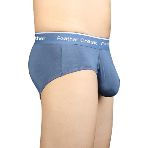 Mens Pouch Trunks Separate Big Enhance Underwear Briefs Comfy Mid-Rise Pouch Bikini Brief Boxer Briefs