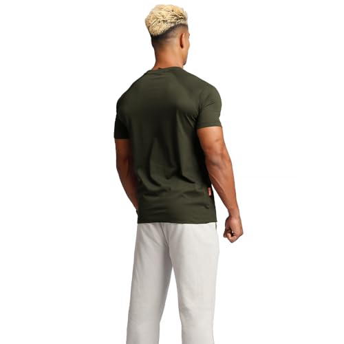 Image of Casual Short Sleeve Crew Neck Classic Wicking Breathable Fitness Muscle Athletic T Shirts Mens