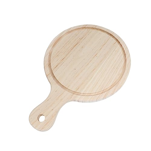 Cabilock Natural Wooden Pizza Peel Charcuterie Board Spatula Paddle for Baking Homemade Pizza and Bread for Oven Use and Artisan Baking