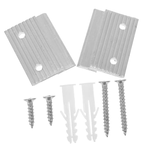 Image of Uonlytech 1set Heavy-Duty Hanger Interlocking French Cleat Brackets for Secure Picture and Mirror Mounting Wall Hook for Art Display and Framing Supplies
