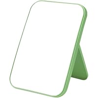 OSDUE 20 * 13.4cm Makeup Mirror, Foldable Desktop Vanity Mirror Portable Rectangular Makeup Travel Mirror with Stand, Desktop Vanity Mirror for Office Desk,Vanity Table, Travel, Camping