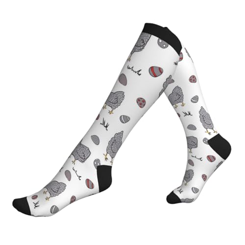 JDNFDR Calcetines deportivos unisex para correr, con dibujos animados, color gris, para caminar, fútbol americano