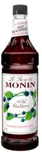 Miniatura 4 de Monin Premium Gourmet Jarabe, frambuesa, fresa y mora silvestre, 33.8 onzas (paquete de 3)  con agitador Make Your Day