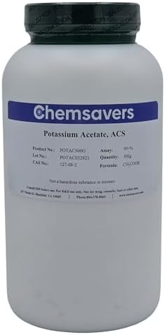 Potassium Acetate, ACS, 99+%, 500g