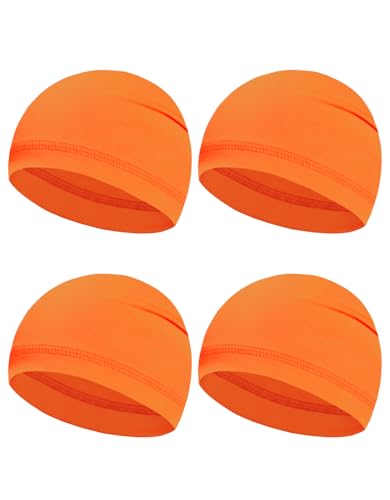 Image of Sweat Wicking Skull Caps Cooling Helmet Liner Hat Running Beanie Cycling Skullcap Sleeping Cap for Men Women