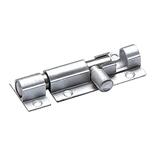 Merriway BH01395 Door Bolt Aluminium 100mm, Grey, 100 mm