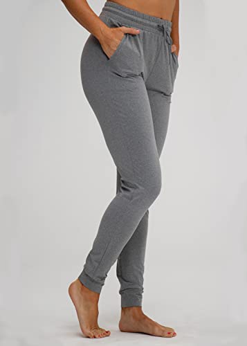 DEVOPS Women's Yoga Jogger Pants with Side Pocket Sweatpants3