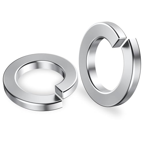 QZKJQDD 30 Stück Federringe Edelstahl M6 Set, Federscheiben, Spiralförmige, Unterlegscheiben, Federringe Edelstahl, Unterlegscheiben Sperringe, Spiralförmige Federscheiben für Anziehen von Schrauben