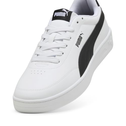 Puma Unisex Court Classic Clean Sneaker, Puma White Puma Black, 40.5 EU – Ansicht 6