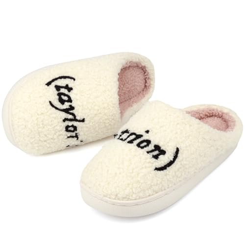 Women Men House Slippers Comfy Plush Slippers Shoes for Home Bedroom Indoor4
