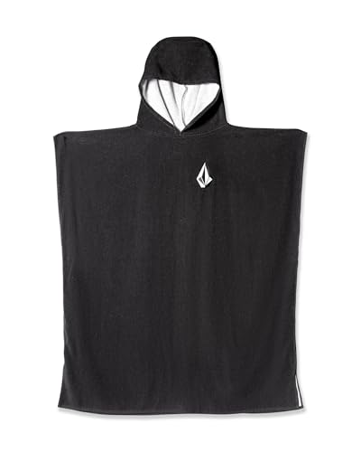 Volcom Men's Hooded Changing Towel, Black, One Size
