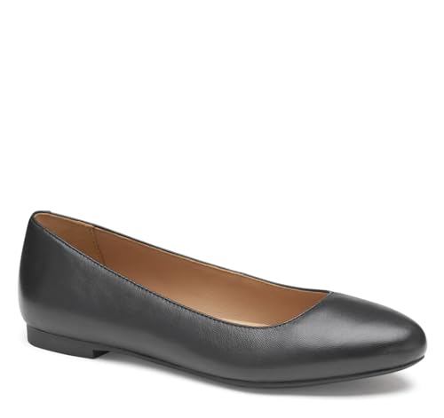 Johnston & Murphy Delanie Ballet Flats for Women – Office Shoes for Women, Casual & Dress Leather Shoes