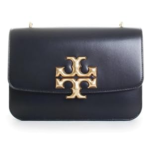 Tory Burch Women’s Black Leather Eleanor Convertible Shoulder Handbag