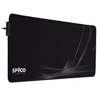 SPYCO - Alfombrilla Ratón Gaming RGB, Tamaño XXL 900mm x 400mm,