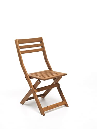 My garden Sedia ARLESTON 2 Unita', Acacia, L, 2 unità