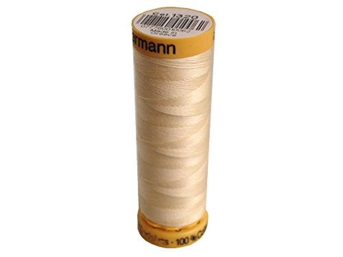 Gutermann Natural Cotton Thread 110 Yds: Cream miniatura 1