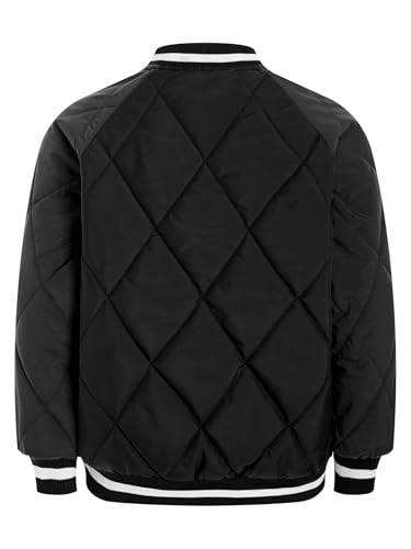 Kids Girls Boys Baseball Jackets Casual Varsity Jacket Long Sleeve Sweatshirt Fall Winter Outerwear4