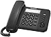 Panasonic KX-TS 520 Telefono Fisso, Nero