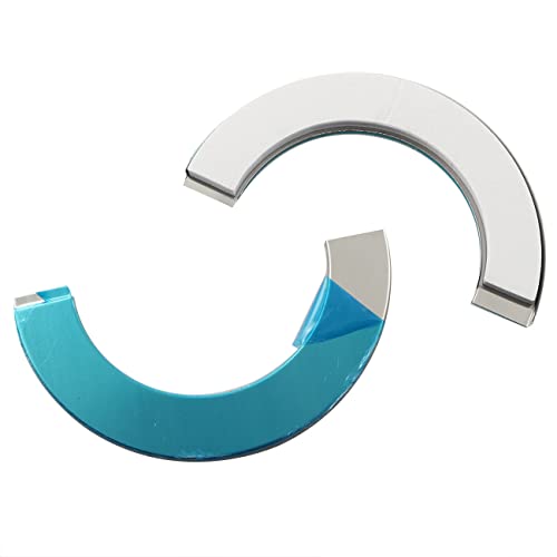 Image of 2pcs Wall Split Flange 101mm Stainless Steel Round Escutcheon Plate Wall-mounted Water Pipe Cover Accessories for Pipes