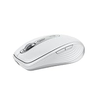 Logitech MX Anywhere 3S Compact Kabellose Maus, Fast Scrolling, 8K DPI Any-Surface Tracking, Quiet Clicks, Programmierbare Tasten, USB C, Bluetooth, Windows PC, Linux, Chrome, Mac - Pale Grey – Ansicht 1