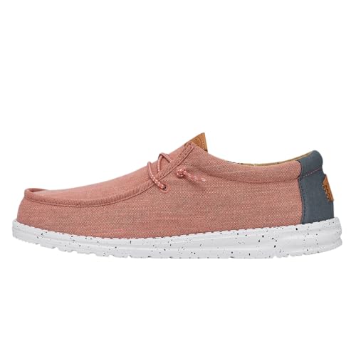 Image of HEYDUDE Men's Wally Washed Canvas, Men's Shoes, Slip-on Loafers, Comfortable & Light-Weight
