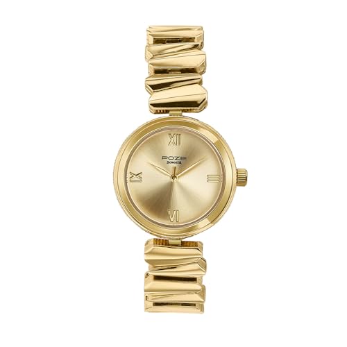 Image of Sonata Poze 8 Quartz Analog with IPG Dial IPG Alloy Strap Watch for Women - SP80172YM01W