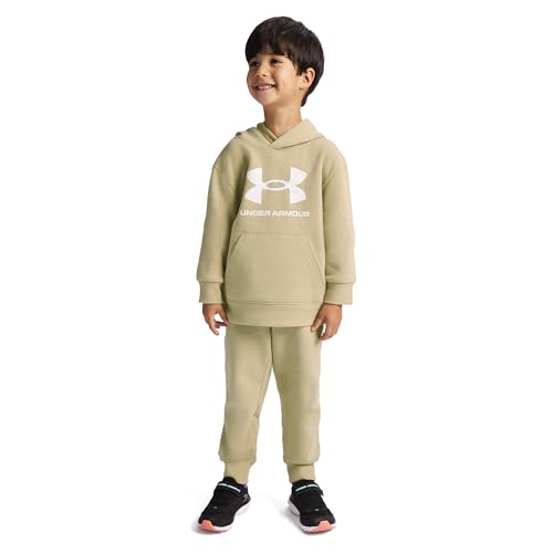 Image of Under Armour Boys' 2-Piece Hoodie Set, Pullover Sweatshirt and Fleece Pants