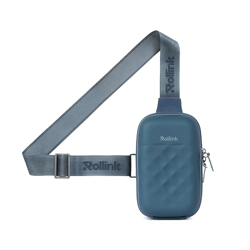 Sac banane durable ROLLINK Mini Bag Go en coque rigide haut de gamme homme bleu nuit