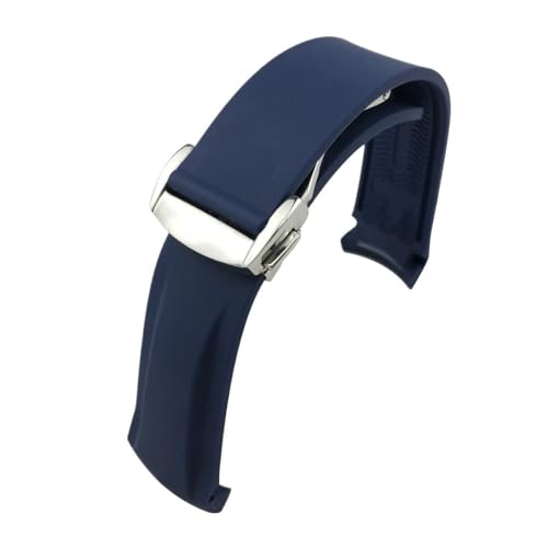 Bracelet de montre silicone haut de gamme TYKHGFS compatible Omega Seamaster 300 - 4