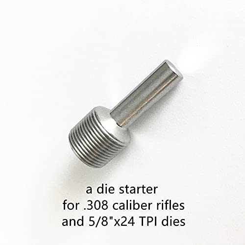 Muup 5/8-24 Threading Alignment Tool (Tat) Die Starter For .308 Stainless Steel #TOP2
