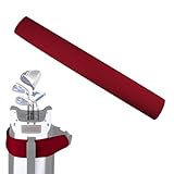 Urgown Golf Cart Strap Sleeve, Protect Your Golf Bag from Wear and Dirt - Premium Material, Simple Design, Easy to Install, Universal Fit, Red